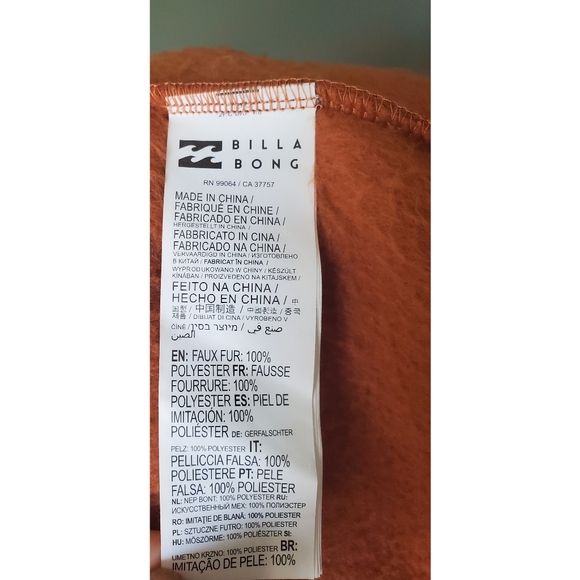 Billabong 'Always Cozy' Sherpa Teddy Jacket - Picture 8 of 11